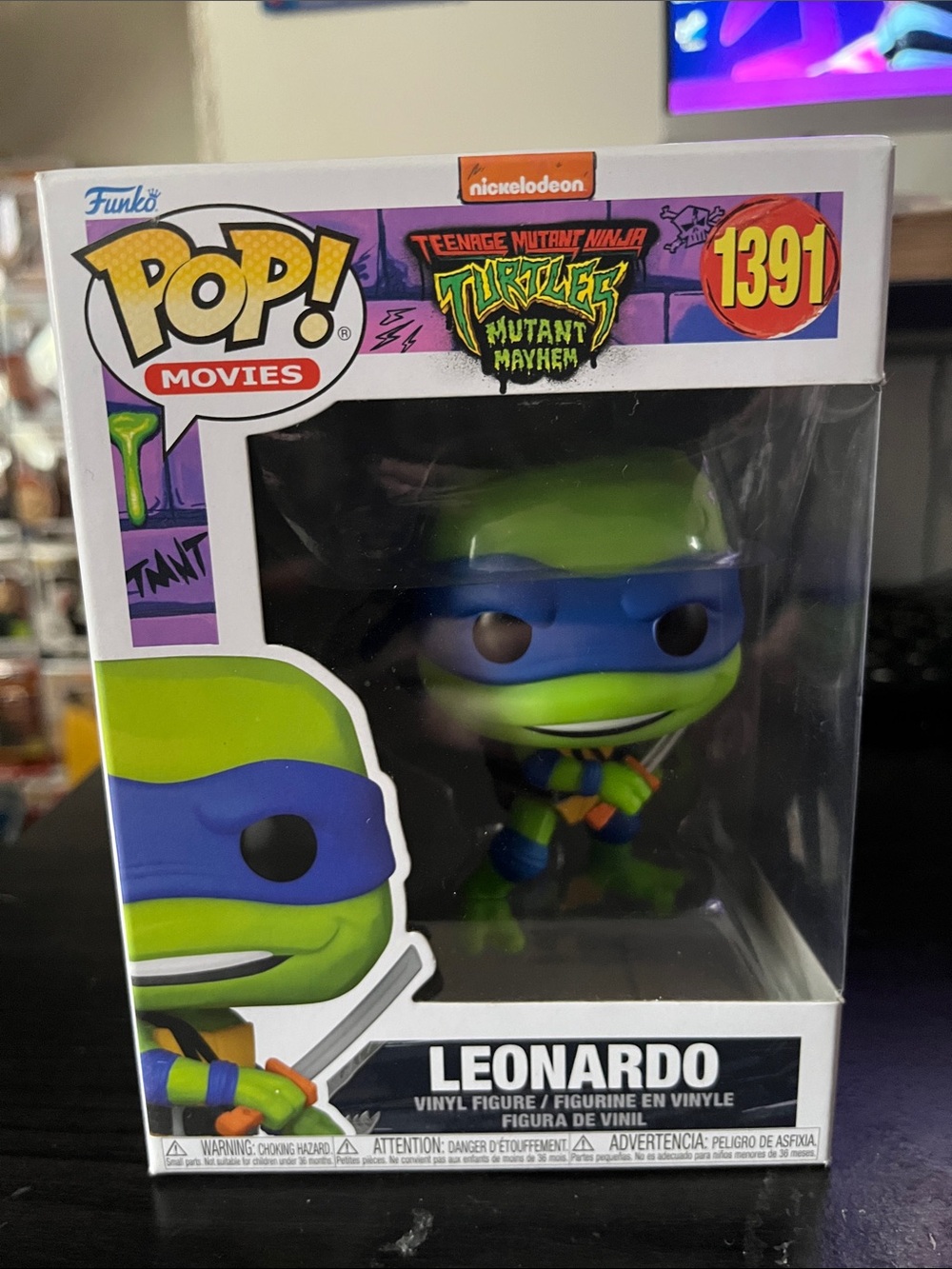Funko Pop! Movies Leonardo Vinyl Figure - Blue & Green